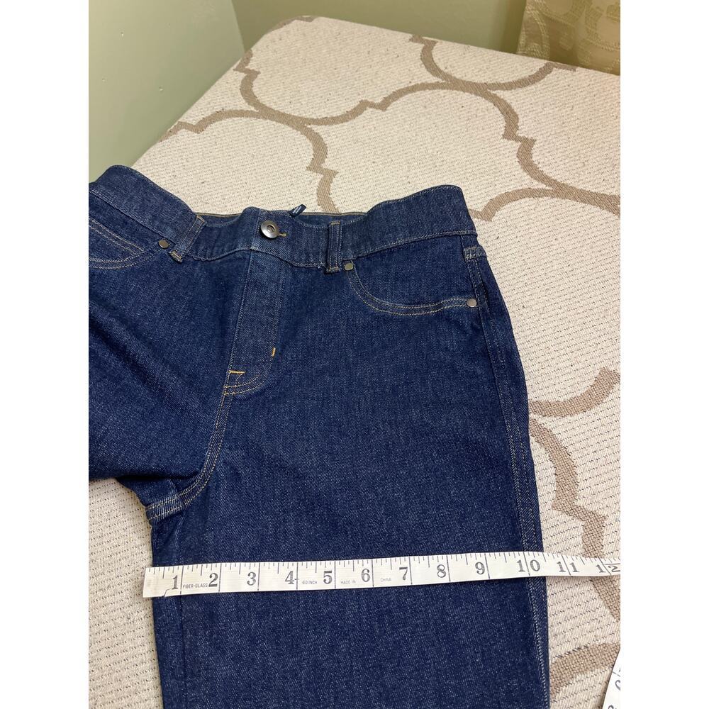 SPANXshape Original EveryWear High-rise flare pull-on Raw Indigo Jeans, size M - Picture 9 of 12
